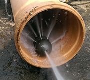 Гидродинамическая промывка трубопроводов канализации 